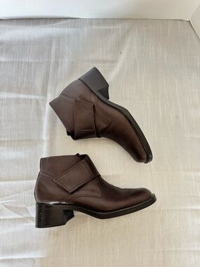 Mootsies Tootsies Men's Dark Brown Leather Chukka Boots Size 6.5M